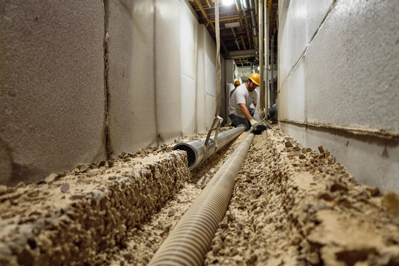 A waterproofing crew on the job in the market you would own.