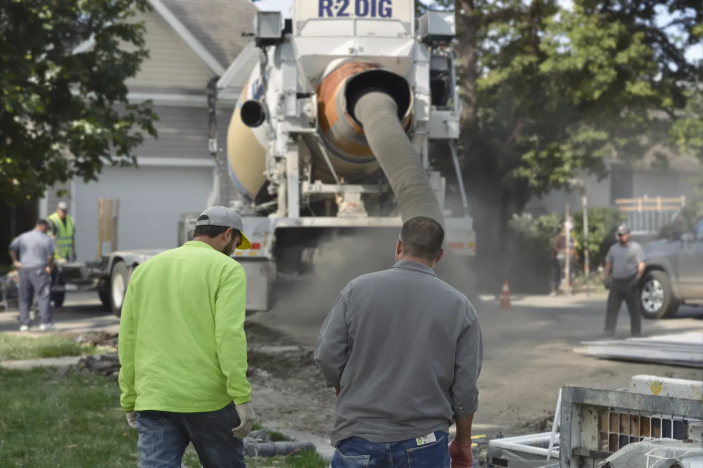 Your trucks, your brand, your concrete jobs. Not a shared lead pool.