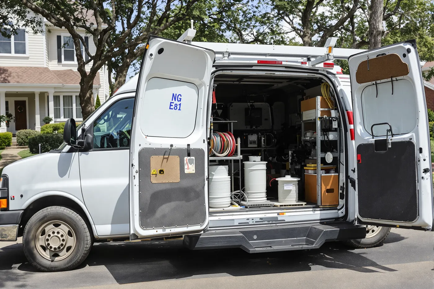 Your trucks, your brand, your electrical jobs. Not a shared lead pool.