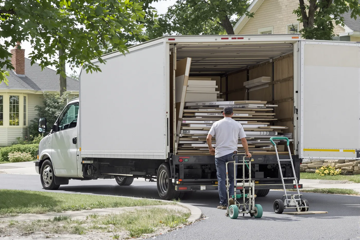 Your trucks, your brand, your flooring jobs. Not a shared lead pool.