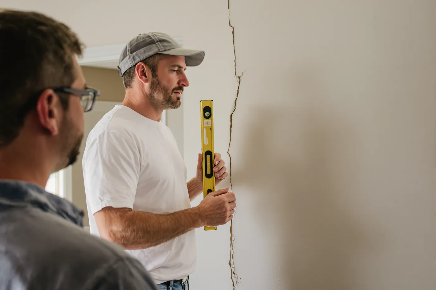 The at-the-door conversation every foundation repair lead should turn into.