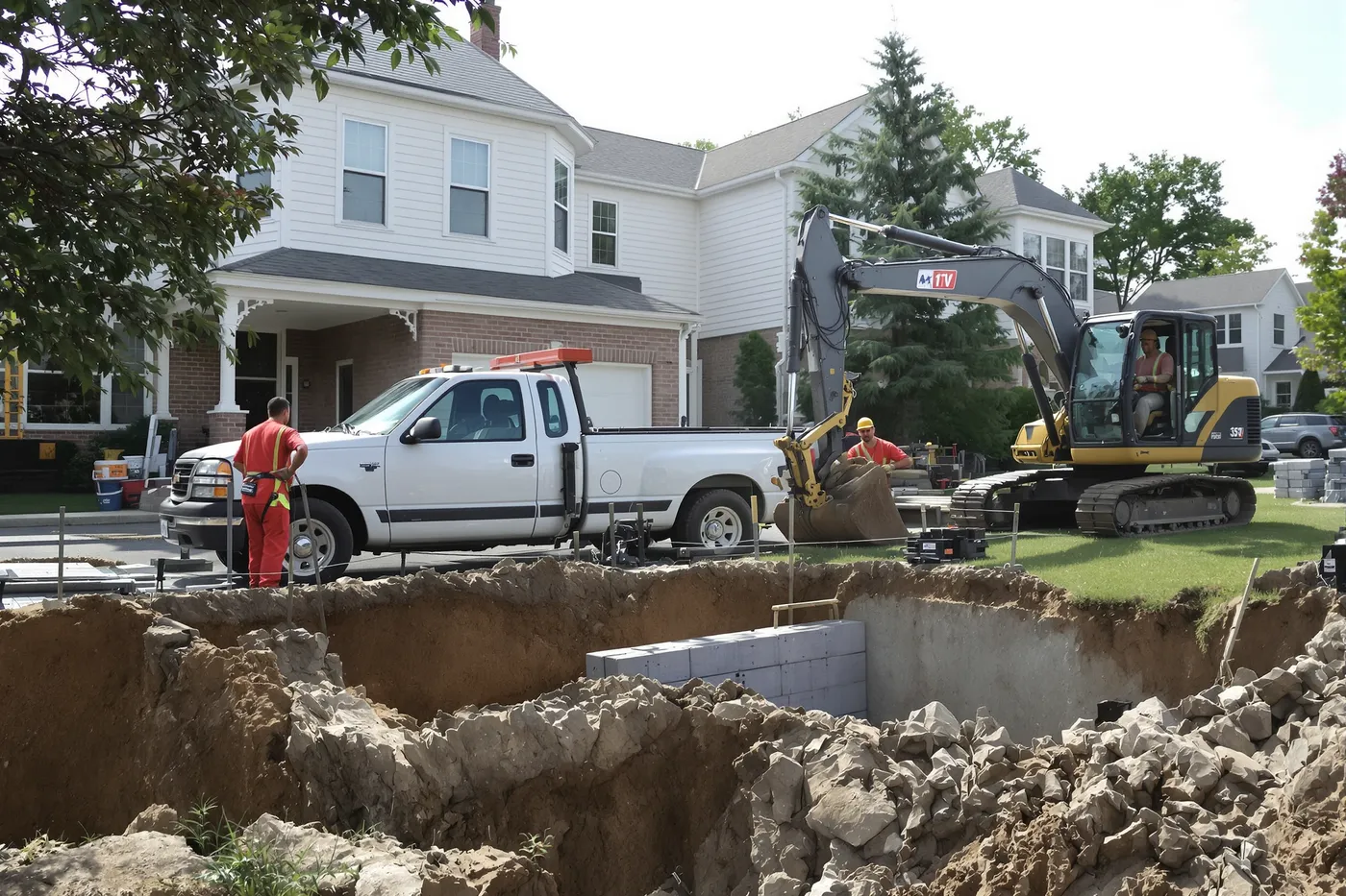 Your trucks, your brand, your foundation repair jobs. Not a shared lead pool.