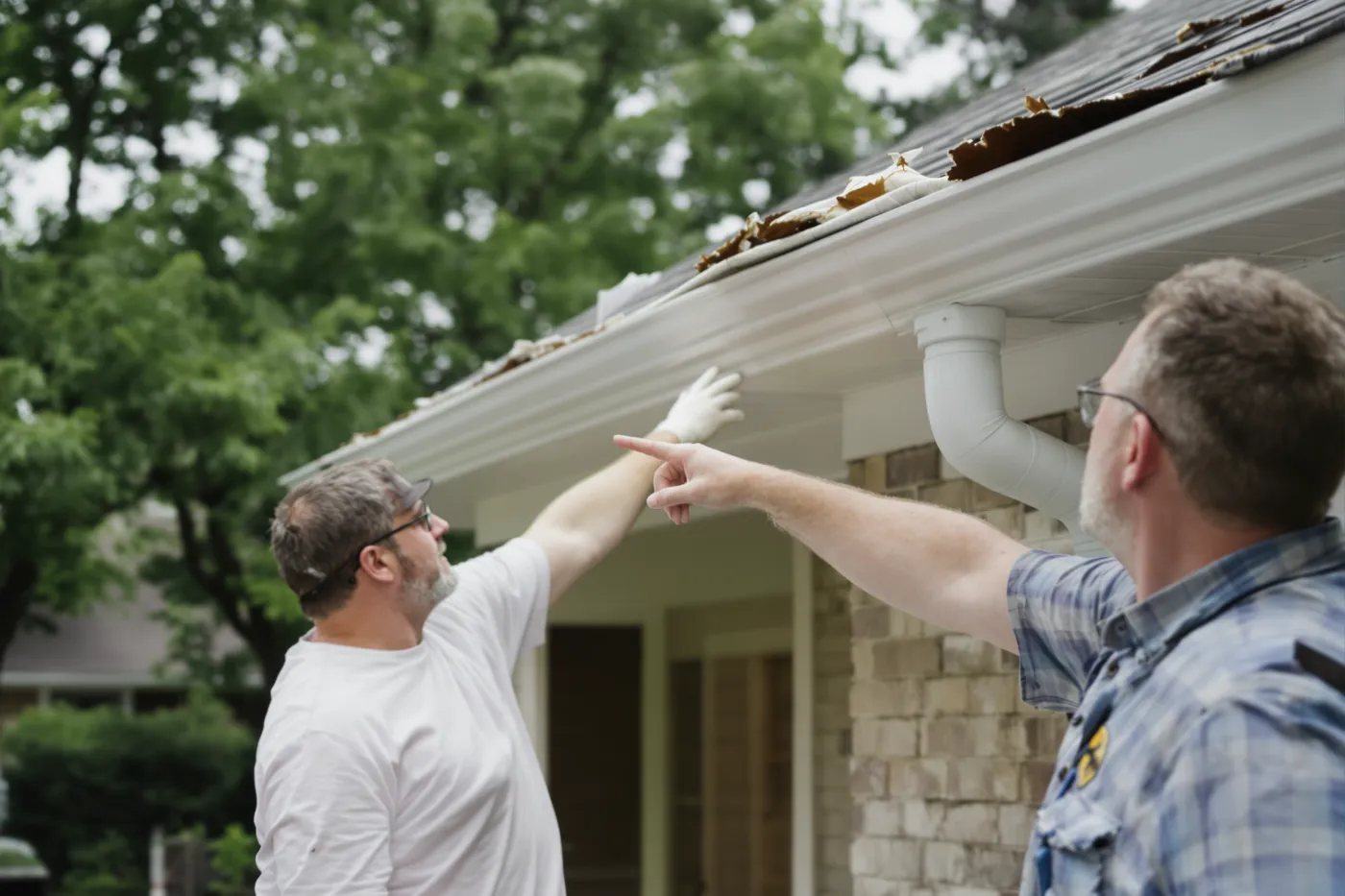 The at-the-door conversation every gutter lead should turn into.