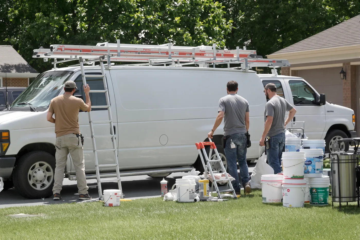 Your trucks, your brand, your painting jobs. Not a shared lead pool.