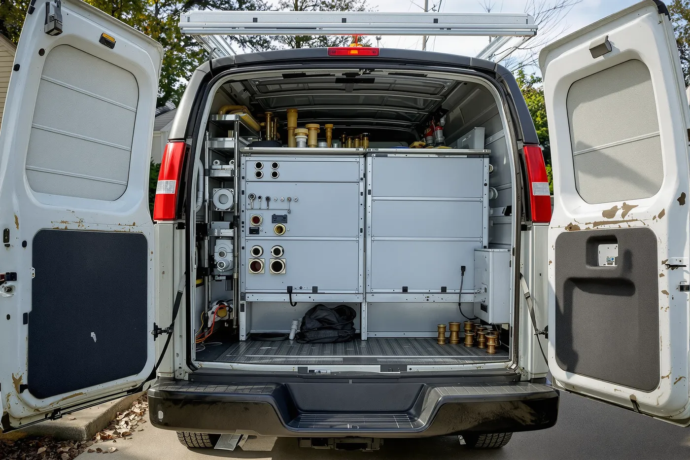 Your trucks, your brand, your plumbing jobs. Not a shared lead pool.