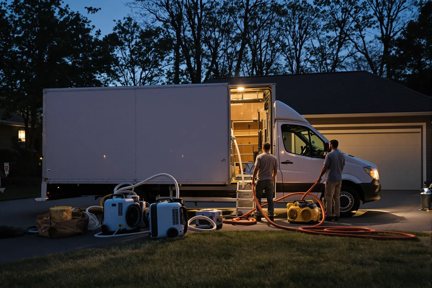 Your trucks, your brand, your restoration jobs. Not a shared lead pool.
