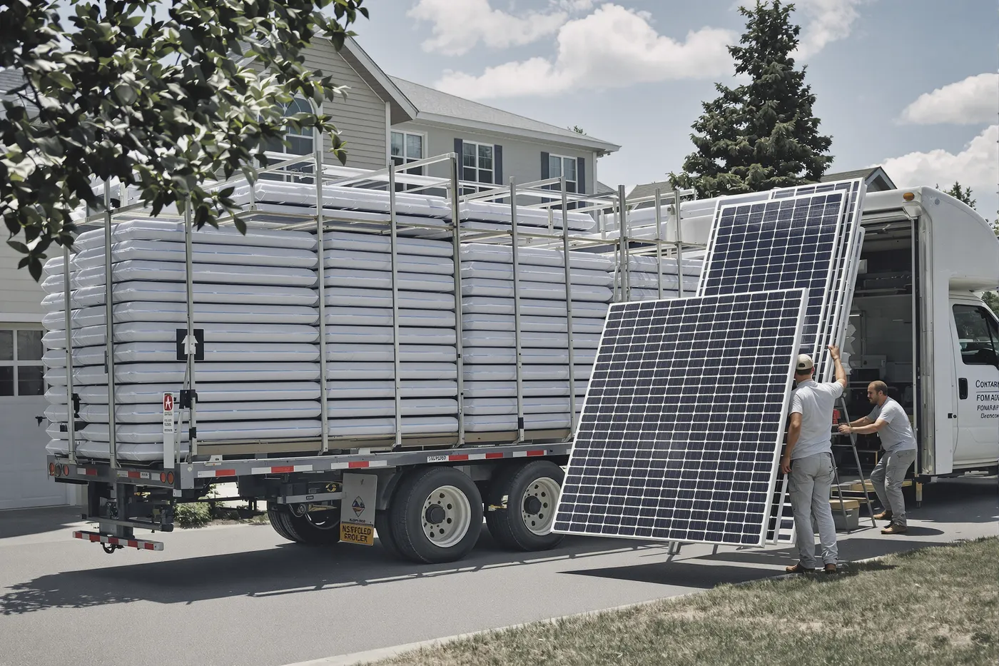 Your trucks, your brand, your solar jobs. Not a shared lead pool.