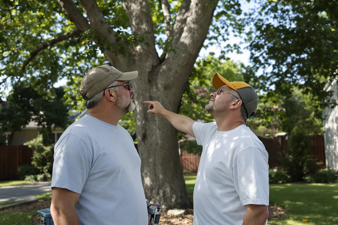 The at-the-door conversation every tree service lead should turn into.