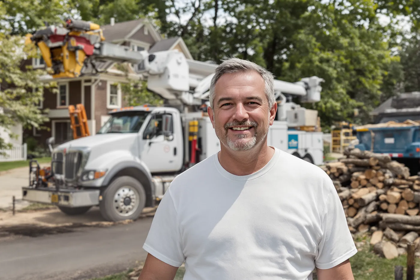 Your trucks, your brand, your tree service jobs. Not a shared lead pool.