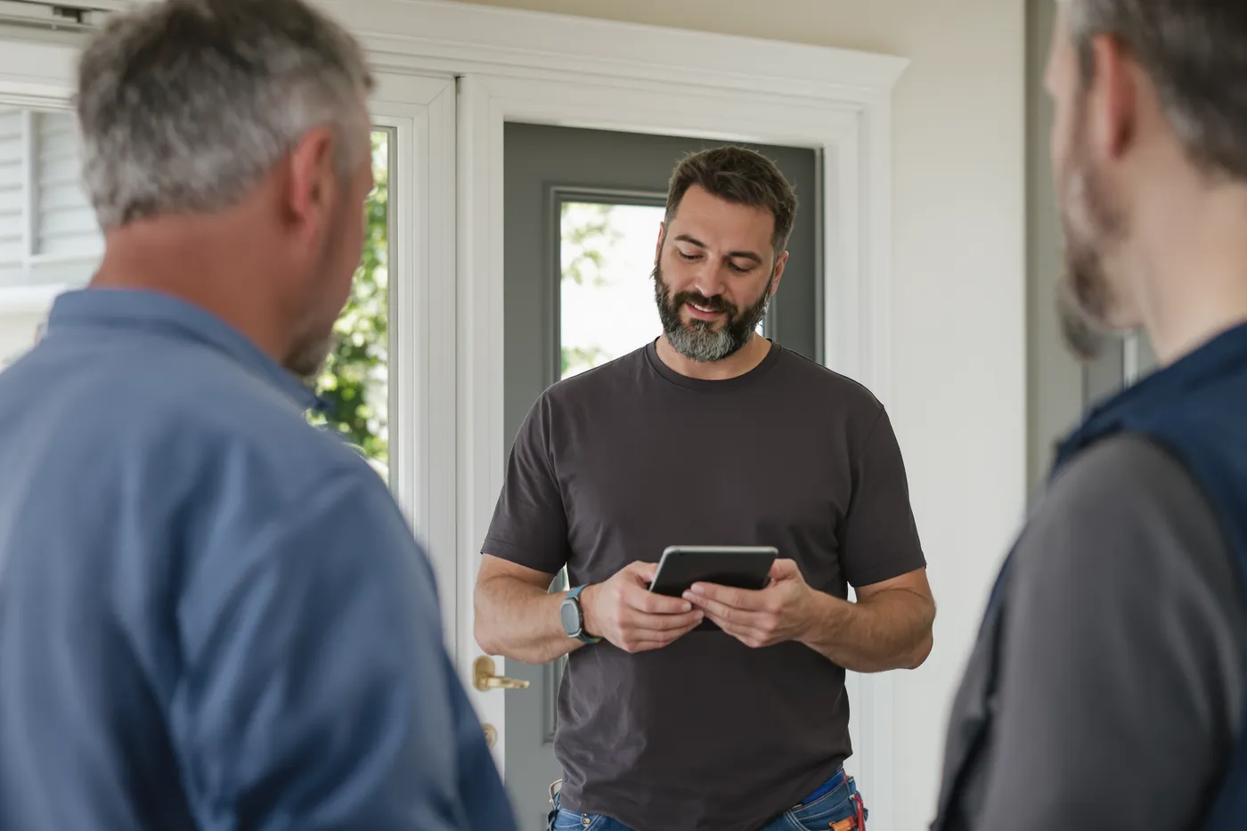 The at-the-door conversation every window cleaning lead should turn into.